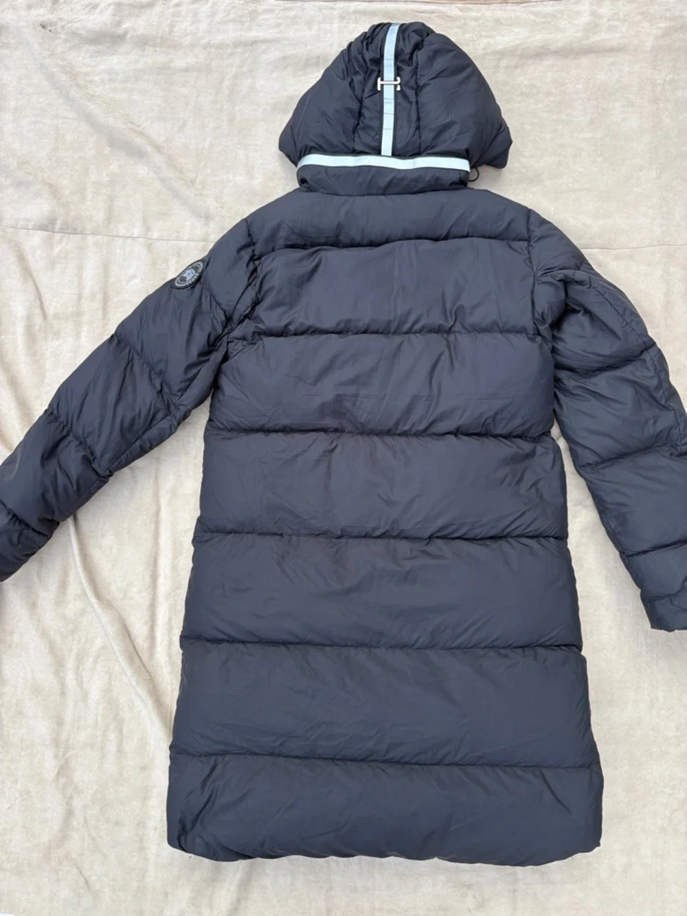 🦆Canada Goose Girls Kids Dark Gray Puffer Jacket with detachable Hood - L - Picture 4 of 4